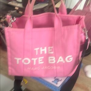 Marc Jacobs Vibrant Pink Tote Bag